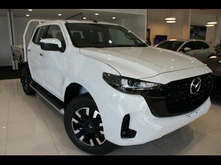 2024 Mazda BT-50 Mazda G 6AUTO 3.0L DUAL CAB CHASSIS GT 4X4 Cab Chassis (Ice White) New Car Thumbnail