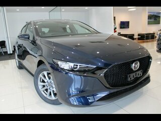 2025 Mazda 3 R 6AUTO HATCH G20 PURE Hatchback (Deep Crystal Blue) New Car Thumbnail